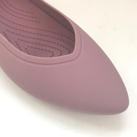 CROCS Brooklyn Pointed Toe Flat Cassis Slip On Ballet Flat Women’s Size 11 - Picture 2 of 16